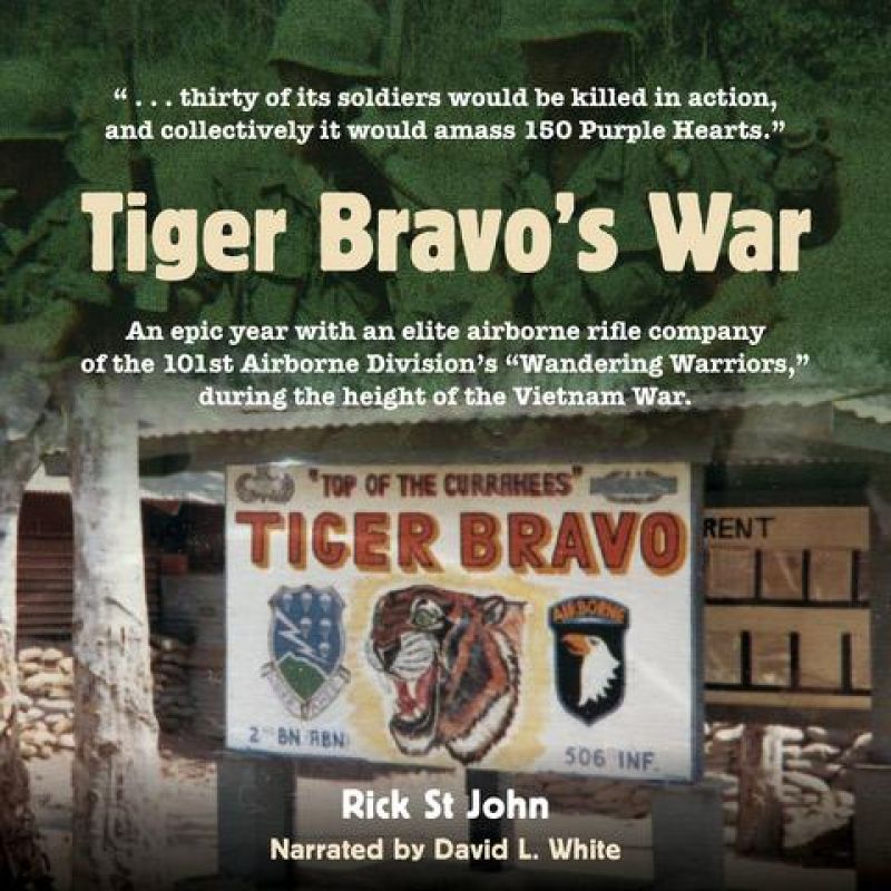 Tiger Bravo's War audiobook cover